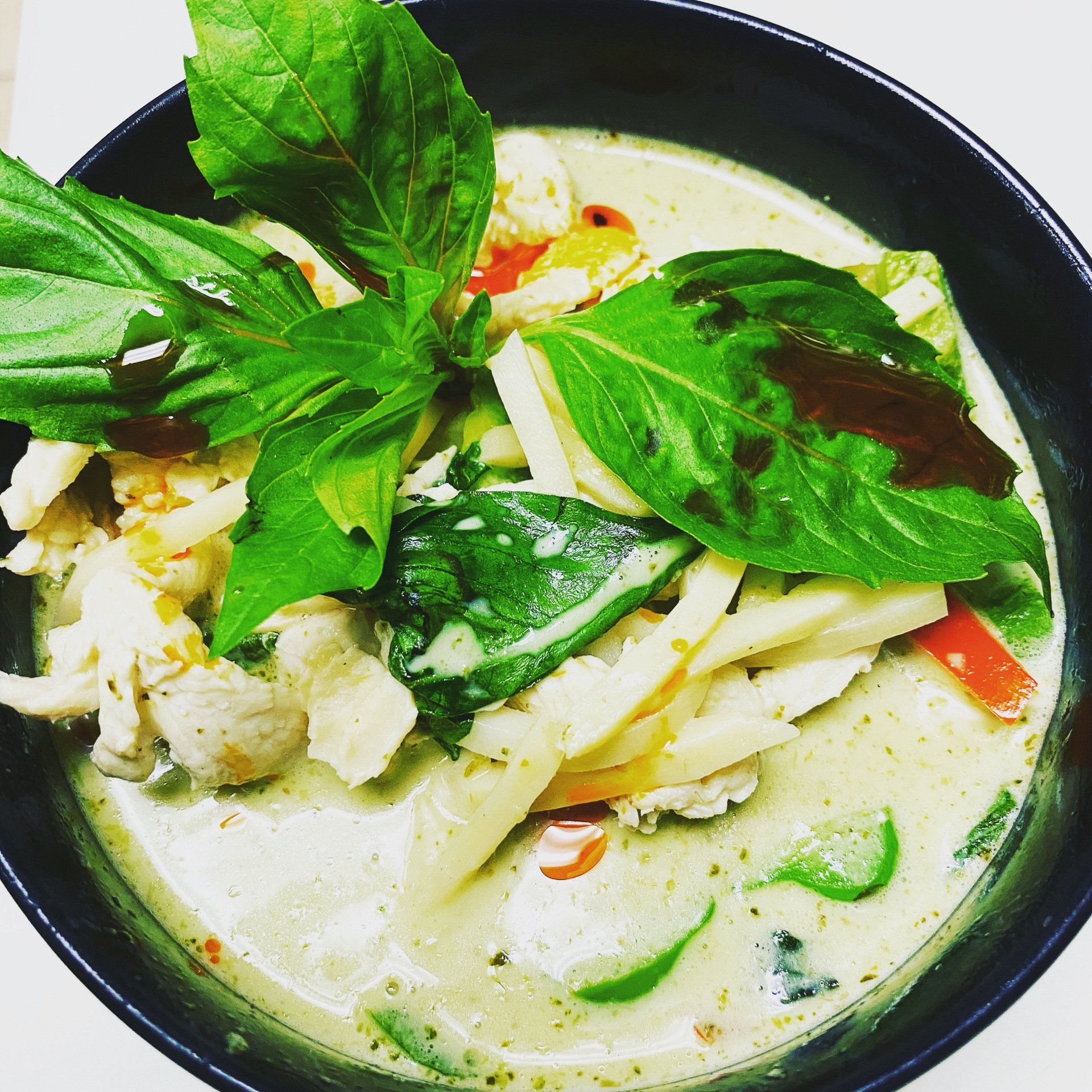 Green curry hot sale basil